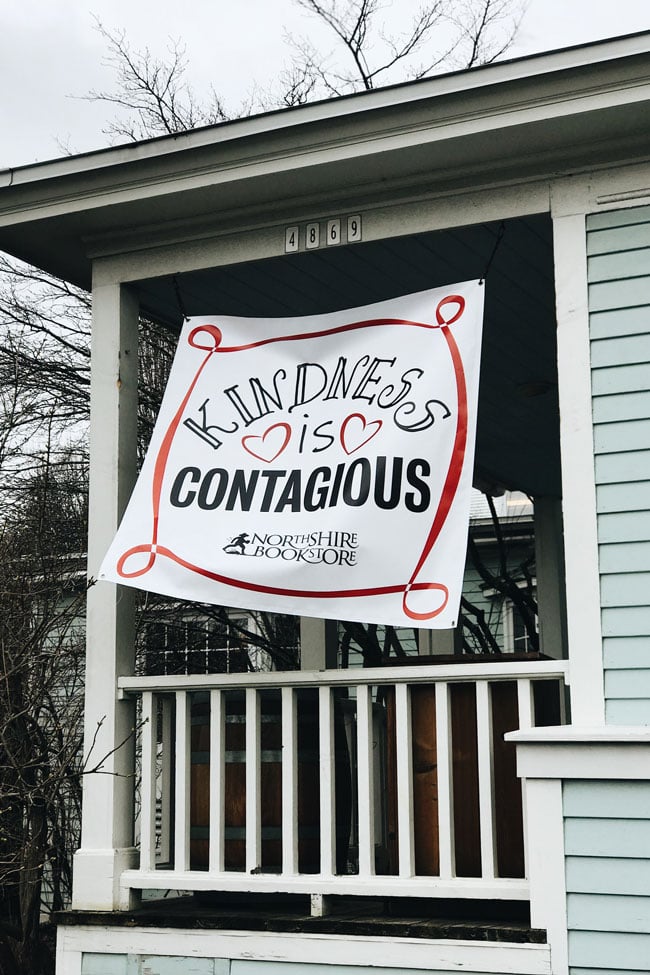 Kindness is Contagious sign