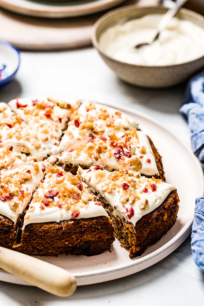 Paleo Carrot Cake with Almond Flour (How to Video!) - Foolproof Living