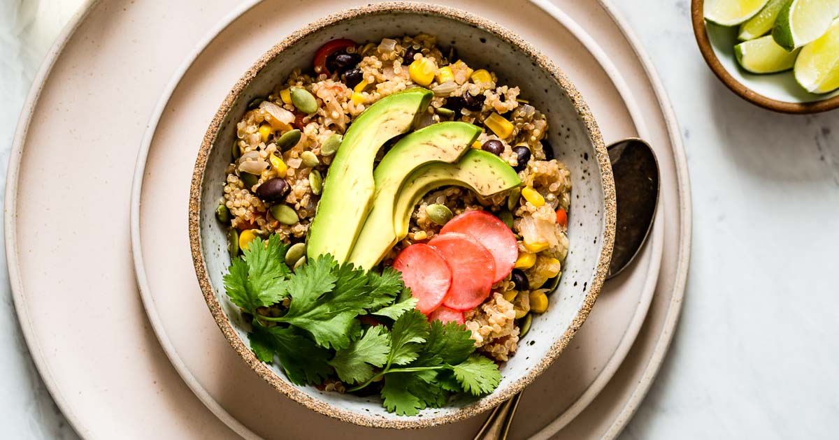 Easy Quinoa Burrito Bowl – Instant Pot Recipes