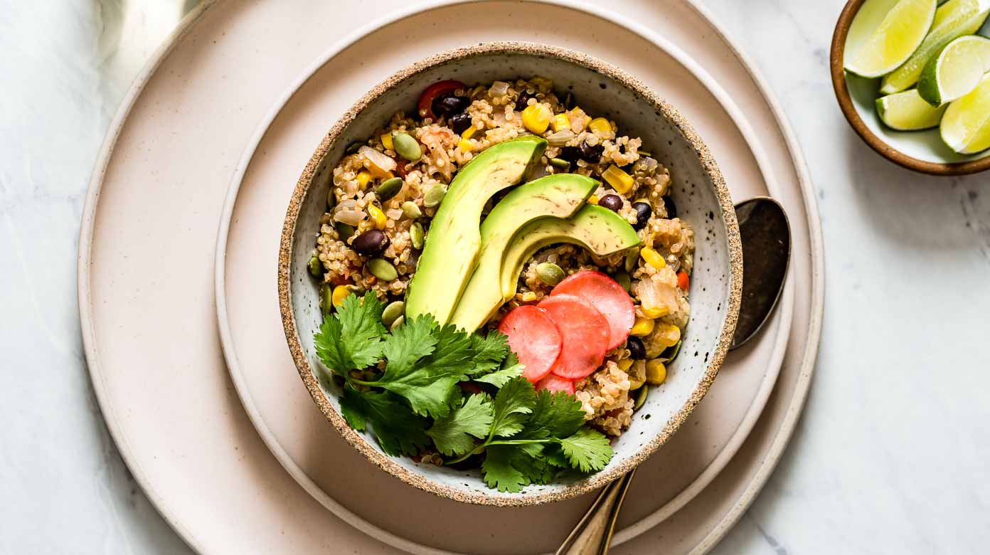 Instant Pot Quinoa Taco Bowls - Simply Happy Foodie