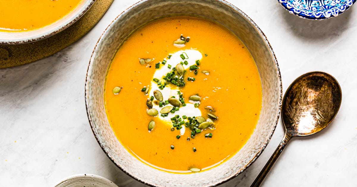 Carrot Ginger Soup Recipe (Easy to Make!) - Foolproof Living