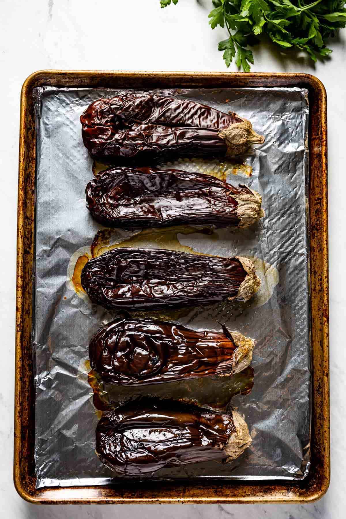 Pan roasted outlet eggplant