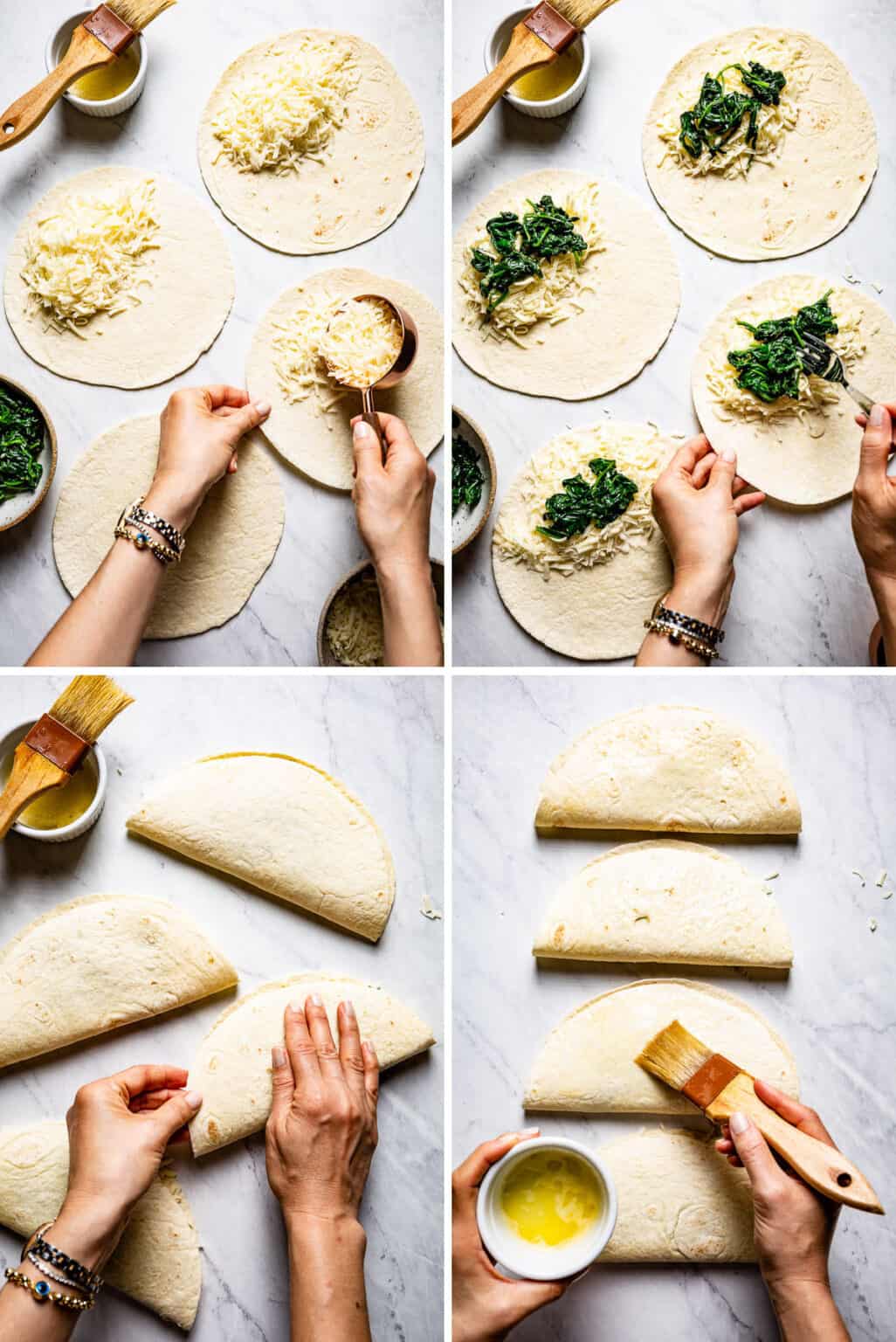 Spinach Quesadilla Recipe (Quick & Easy To Make) Foolproof Living