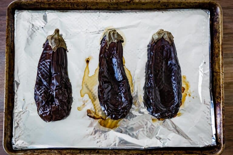 How To Roast Whole Eggplant In Oven Whole Baked Aubergine Recipe 2288