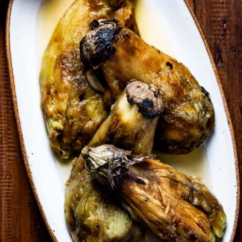 Fire Roasted Eggplant How To Cook Eggplant on a Gas Stove