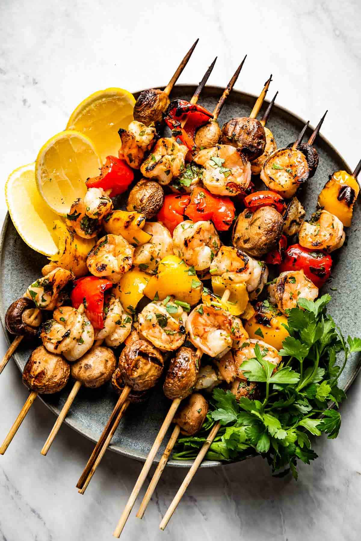 Grilled Shrimp Kabobs With Vegetables Recipe - Foolproof Living