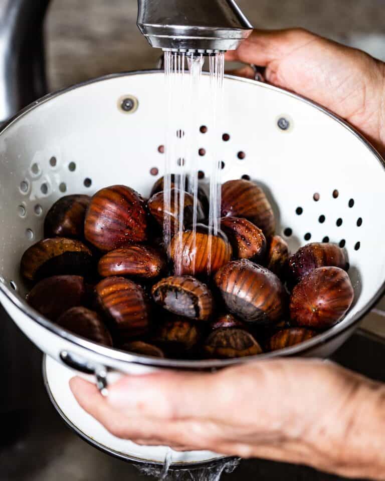 How to Roast Chestnuts in The Oven + Tips on Peeling Foolproof Living