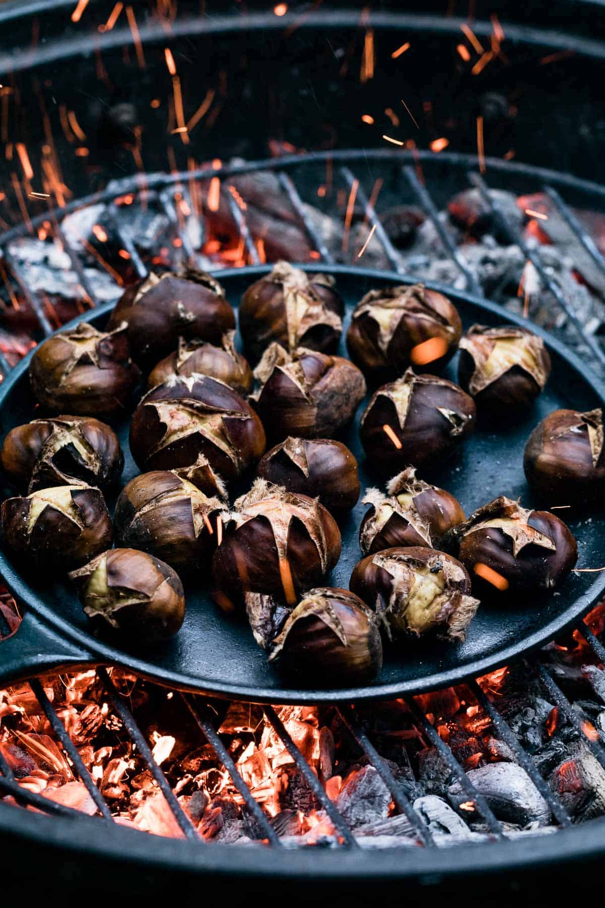 Roasted Chestnuts On An Open Fire