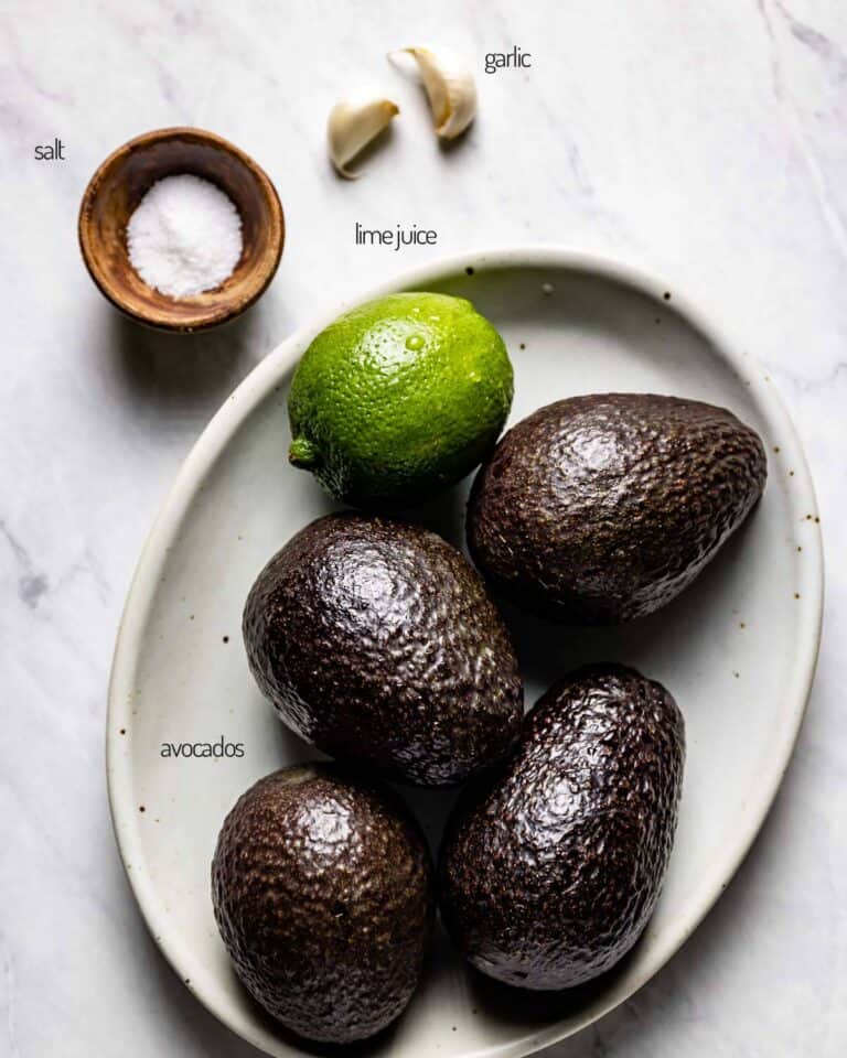 4 Ingredient Guacamole Recipe (Super Easy!) Foolproof Living