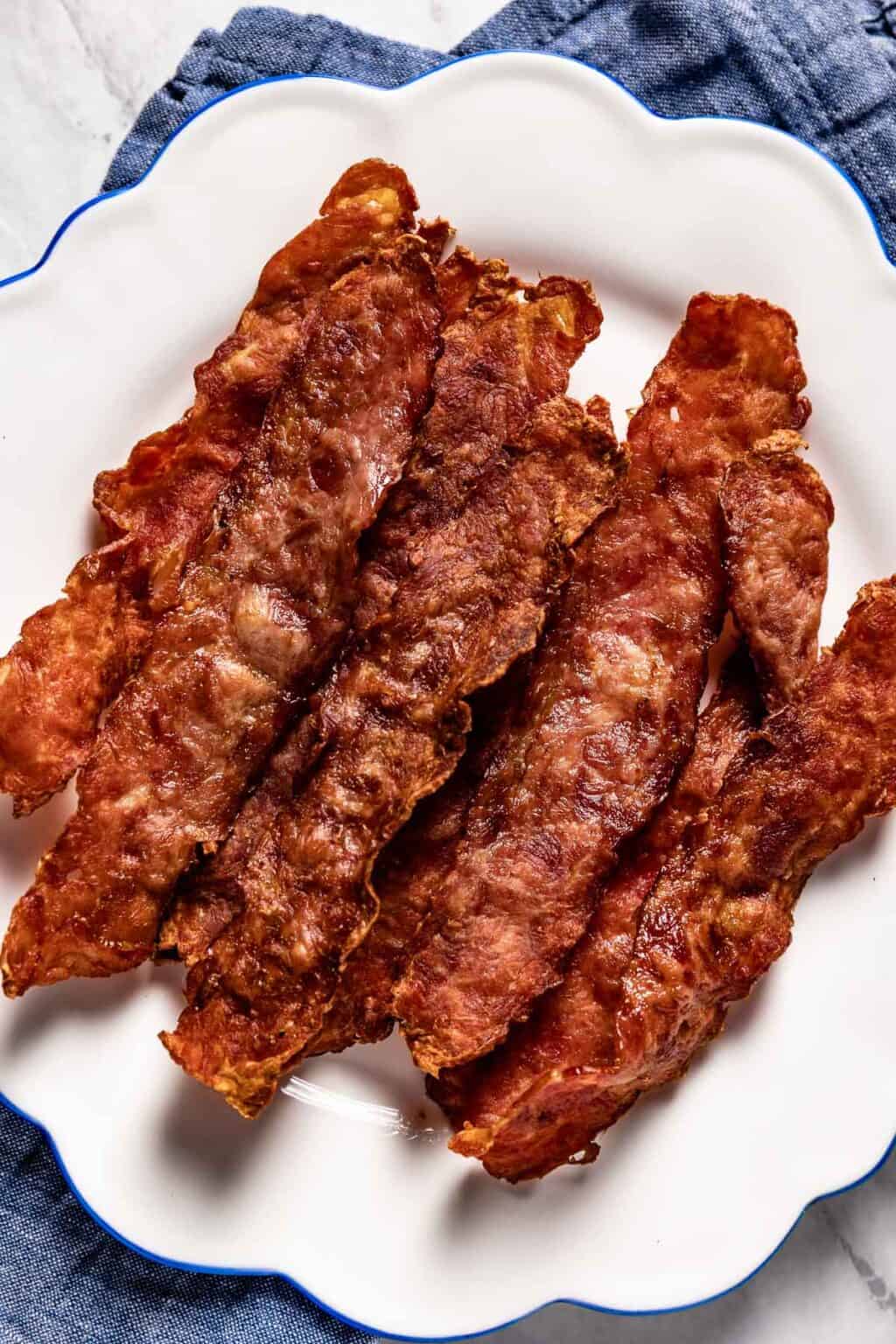 Turkey Bacon In Air Fryer Ready In 10 Minutes Foolproof Living 3714