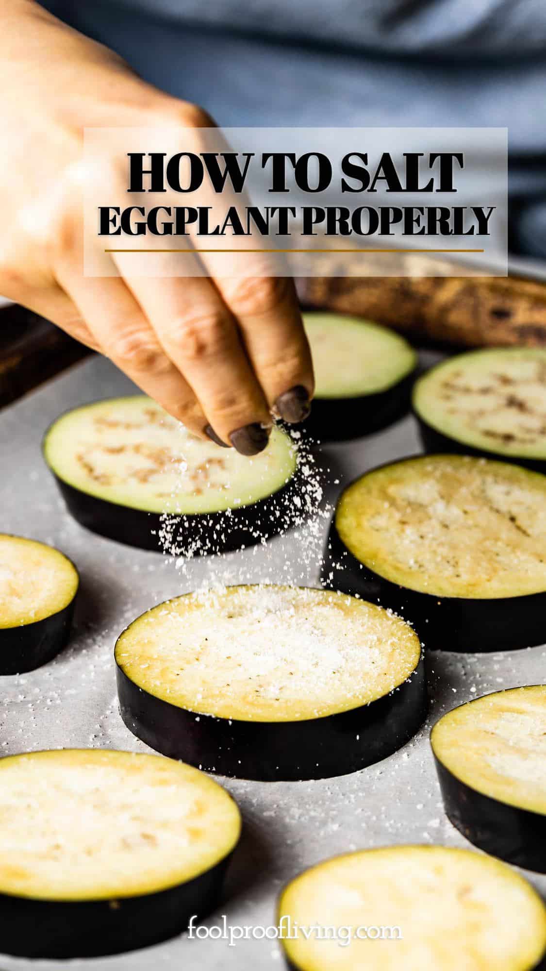 Soak Eggplant In Salt Water Overnight