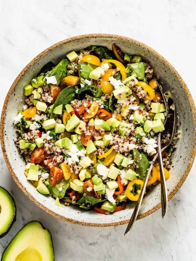 Quinoa Avocado Salad story - Foolproof Living