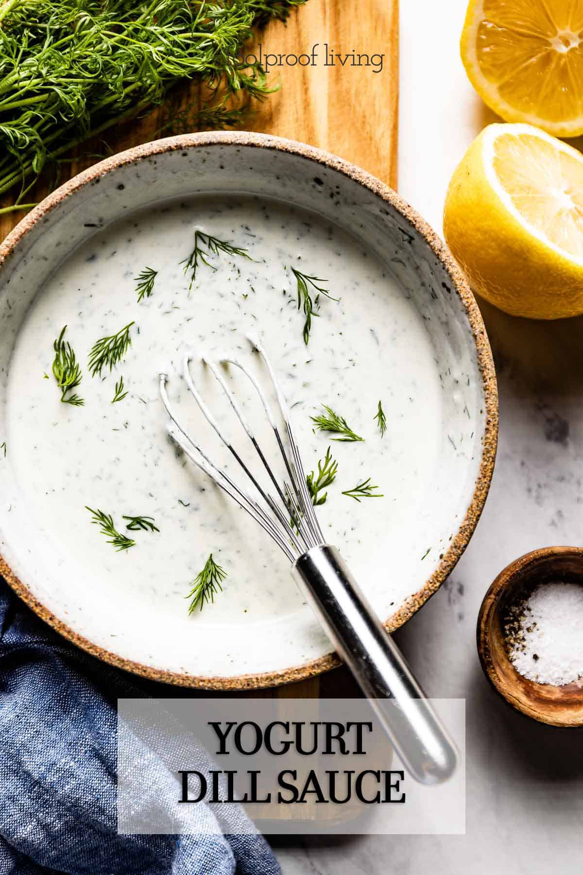 Yogurt Dill Sauce (Super Creamy!) - Foolproof Living