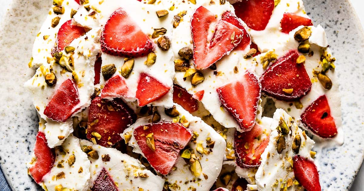 Trail Mix Frozen Yogurt Bark – Turnip the Oven