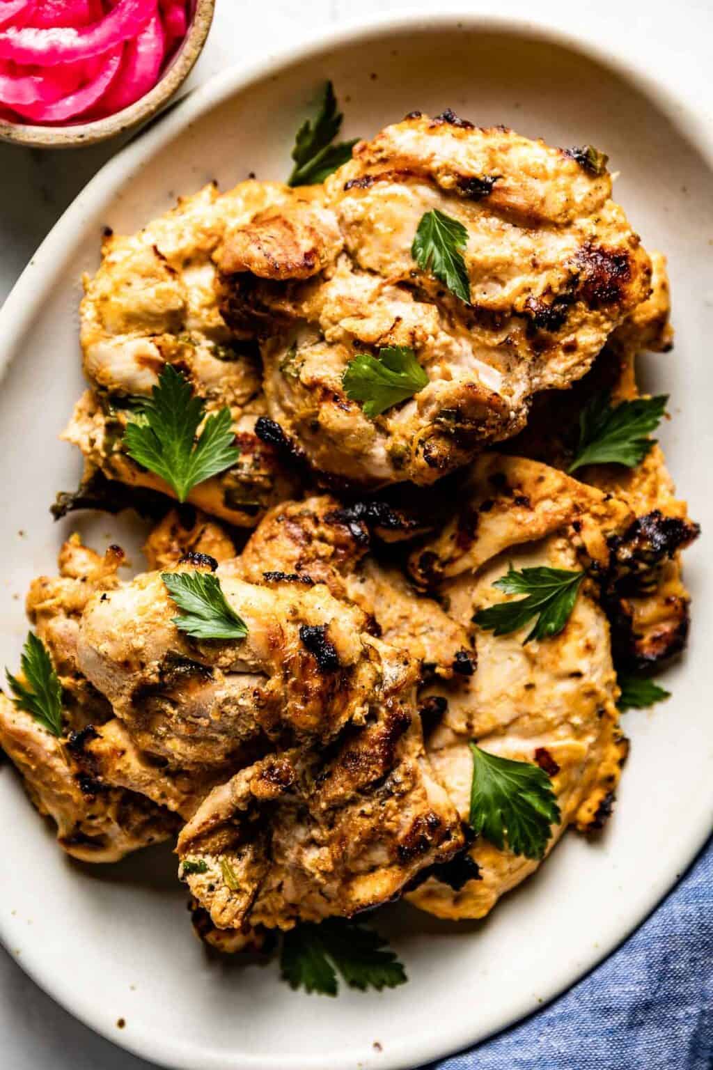 Greek Yogurt Chicken Marinade with Lemon and Garlic