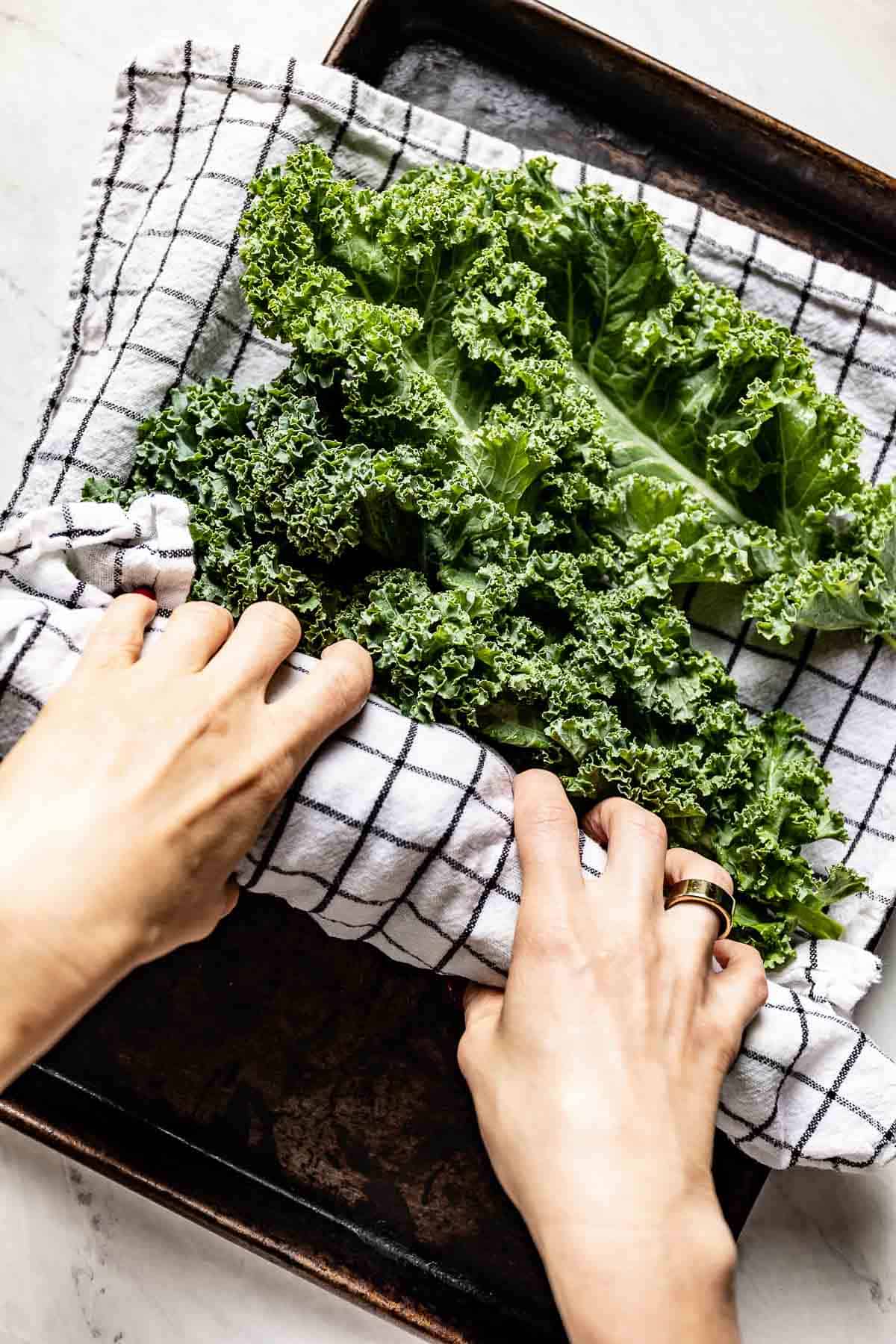 The Fastest Way To Destem Kale