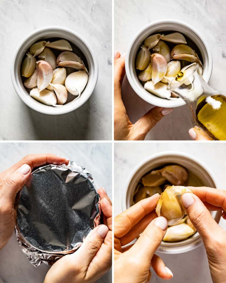 How To Roast Garlic In Oven (Whole Garlic or Individual Cloves)