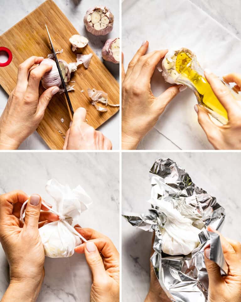 How To Roast Garlic Without Foil Foolproof Living
