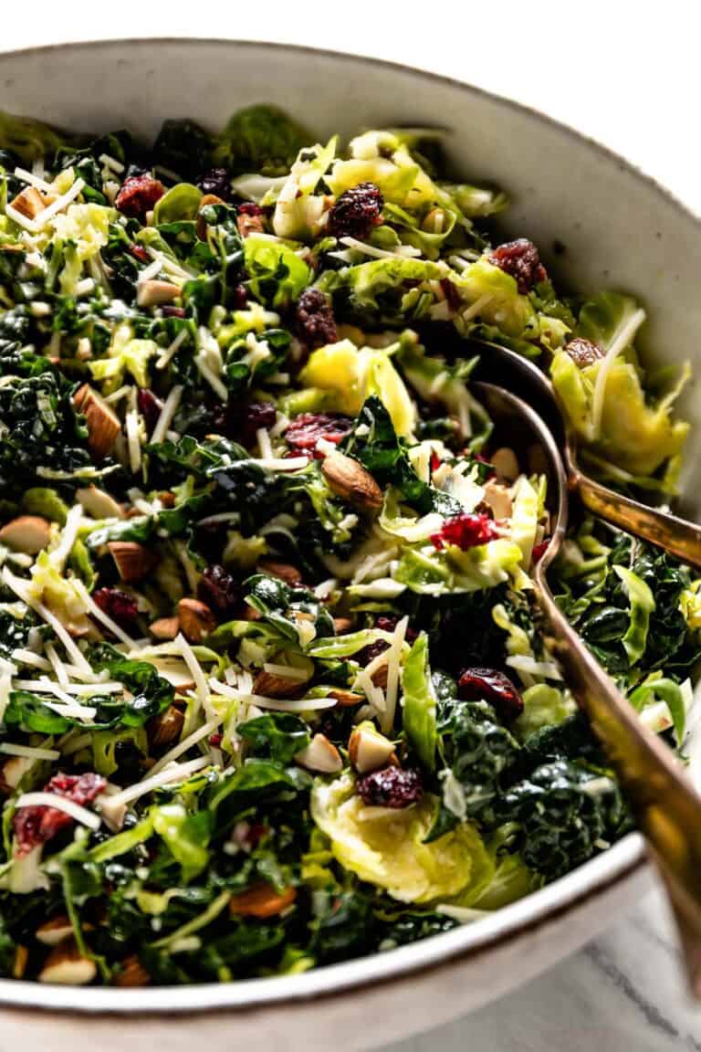 Kale Brussel Sprout Salad Recipe Foolproof Living