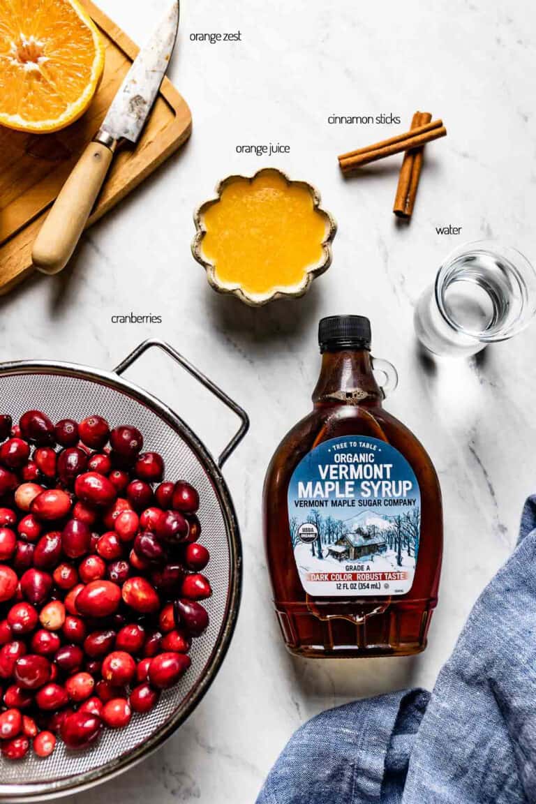 Cranberry Sauce with Maple Syrup Foolproof Living