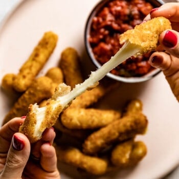 Air Fryer Frozen Mozzarella Sticks - Foolproof Living