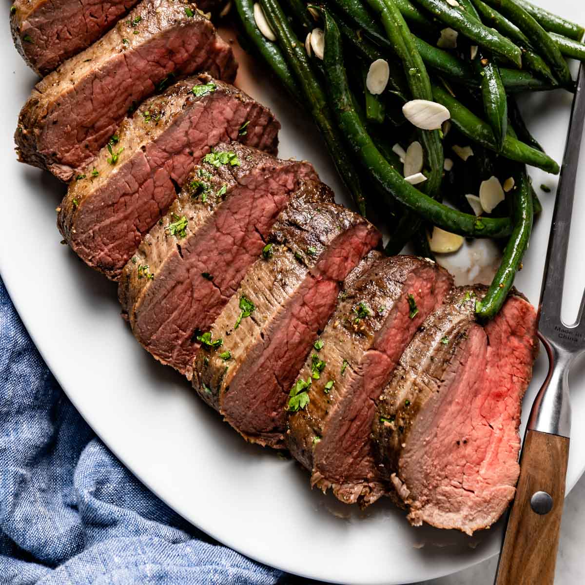 Steak-House Seared Beef Tenderloin Filets Recipe 