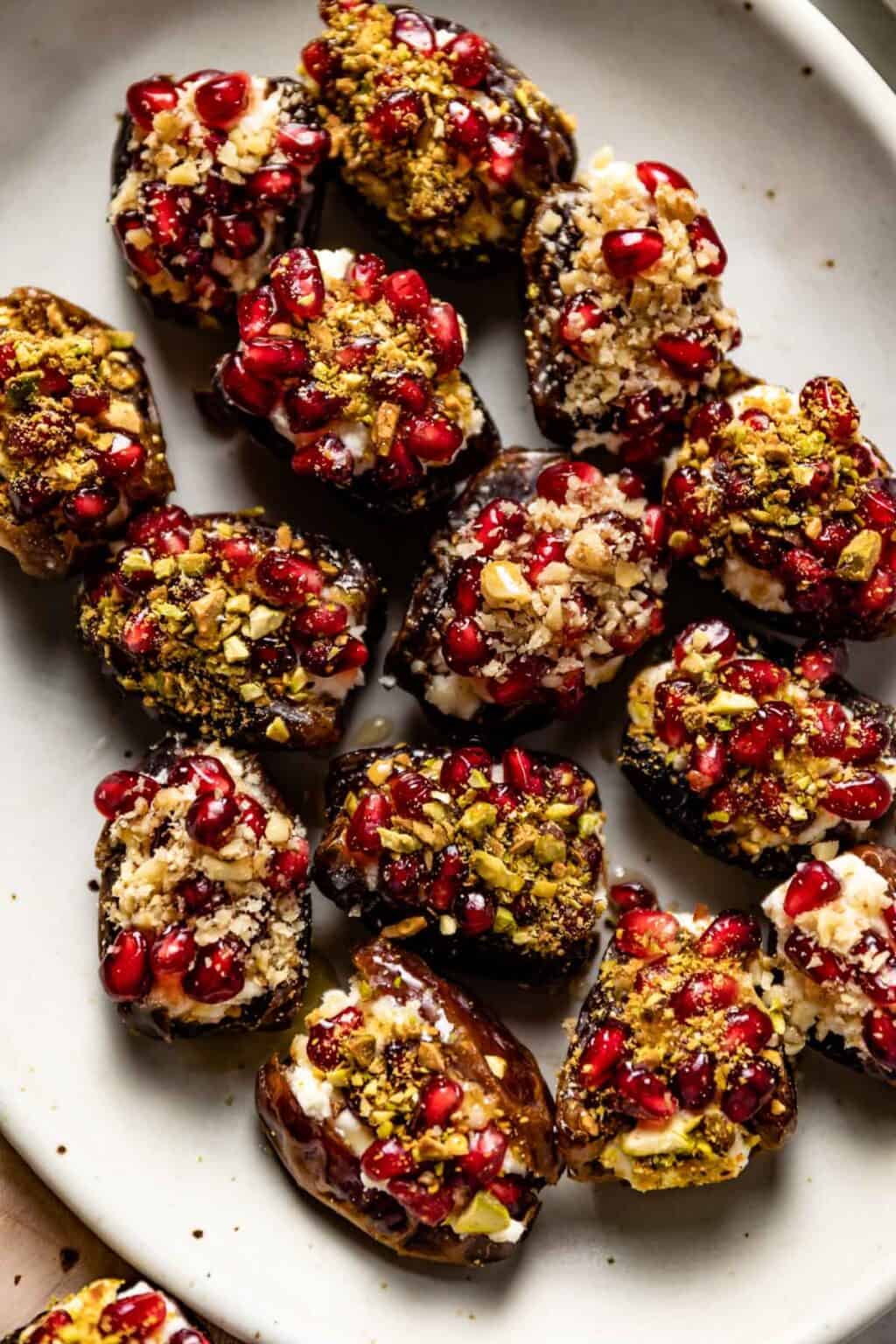 Mascarpone Stuffed Dates with Pomegranate and Honey Foolproof Living