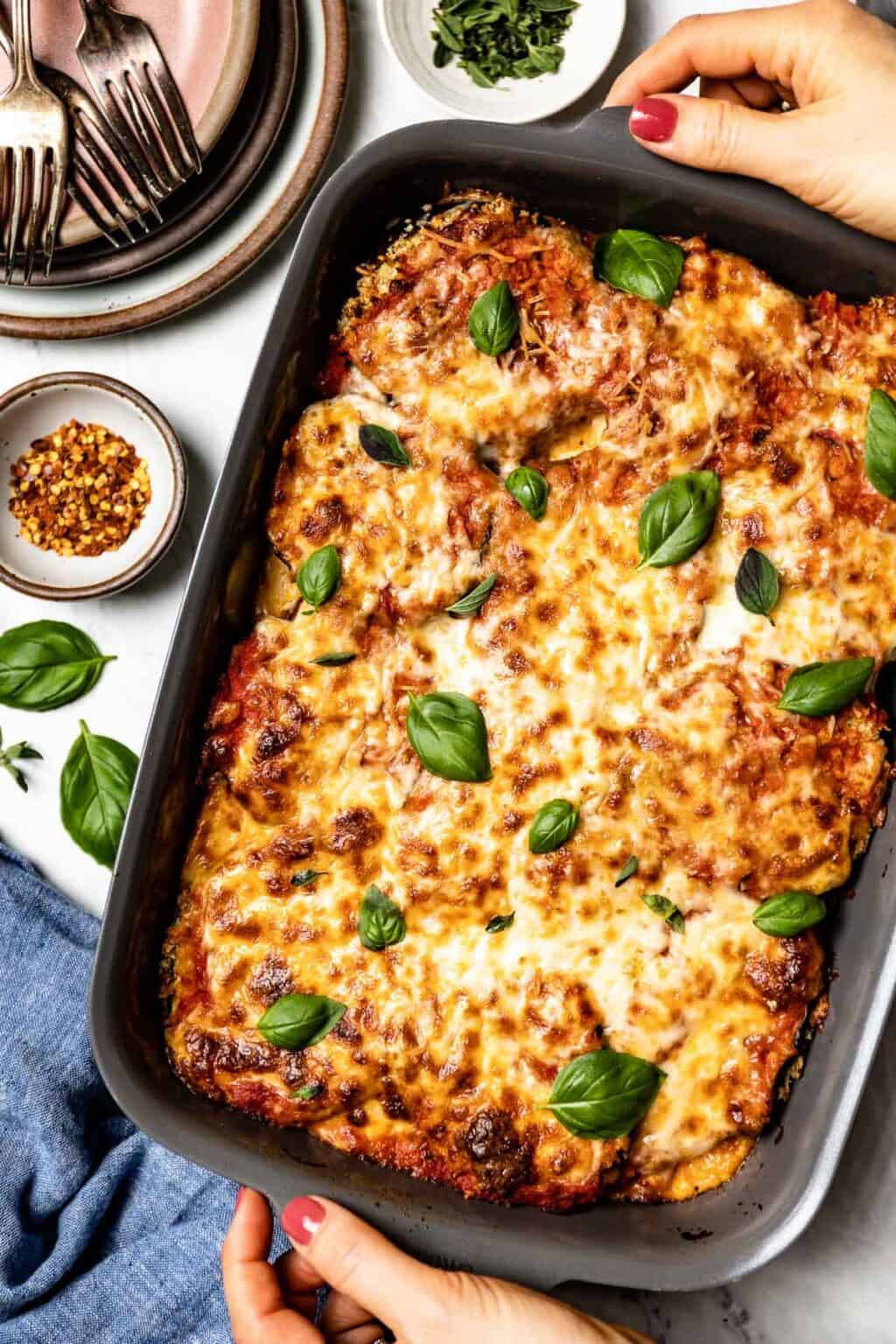 Baked Eggplant Parmesan Recipe Easy Foolproof Living