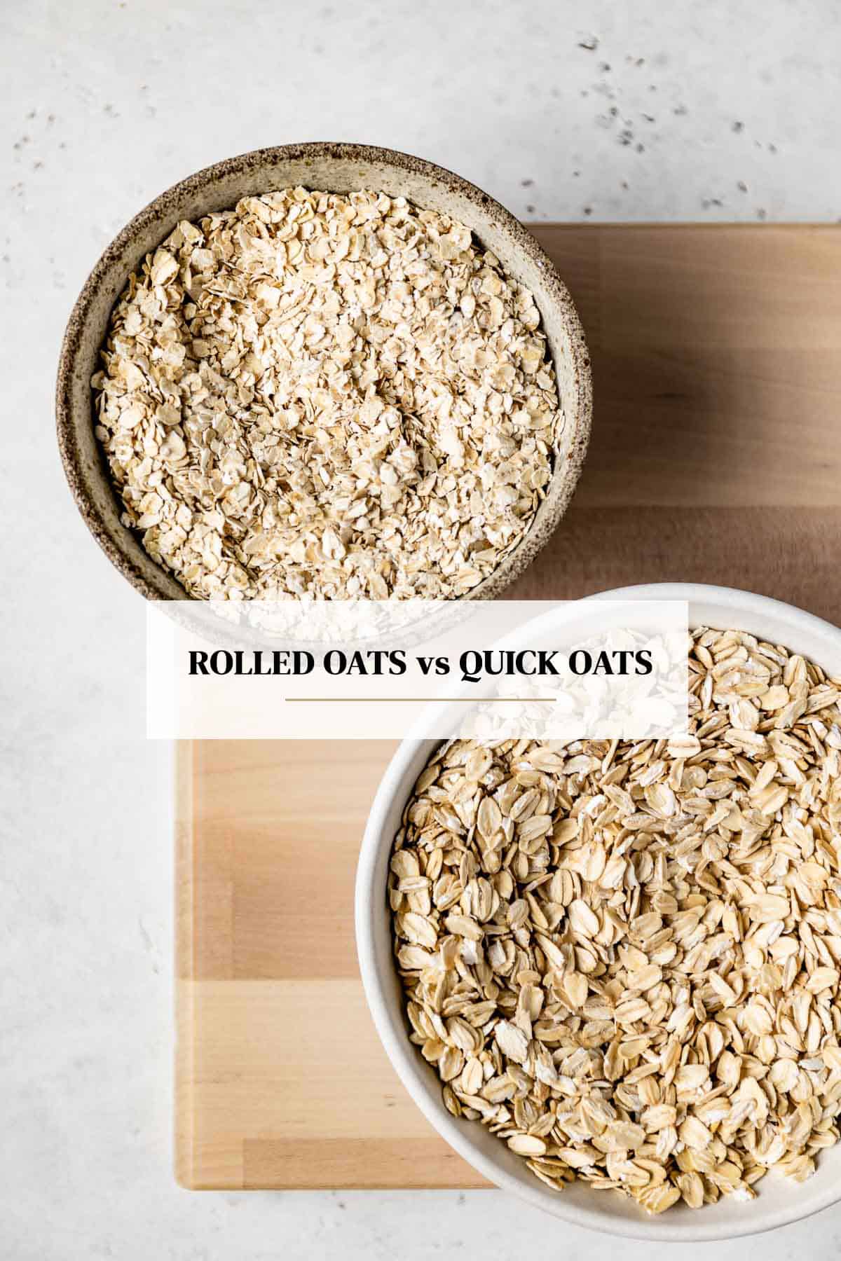 Rolled Oats vs. Quick Oats - Foolproof Living