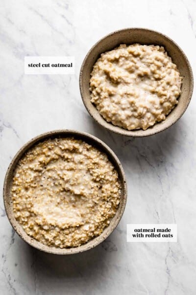 Steel Cut Vs Rolled Oats Foolproof Living creamy-steel-cut-oats-recipe-steel-cut-oats-recipe-oats-smoothie