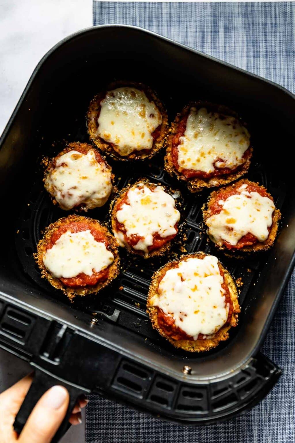 Air Fryer Eggplant Parmesan (Easy & Healthy Recipe)