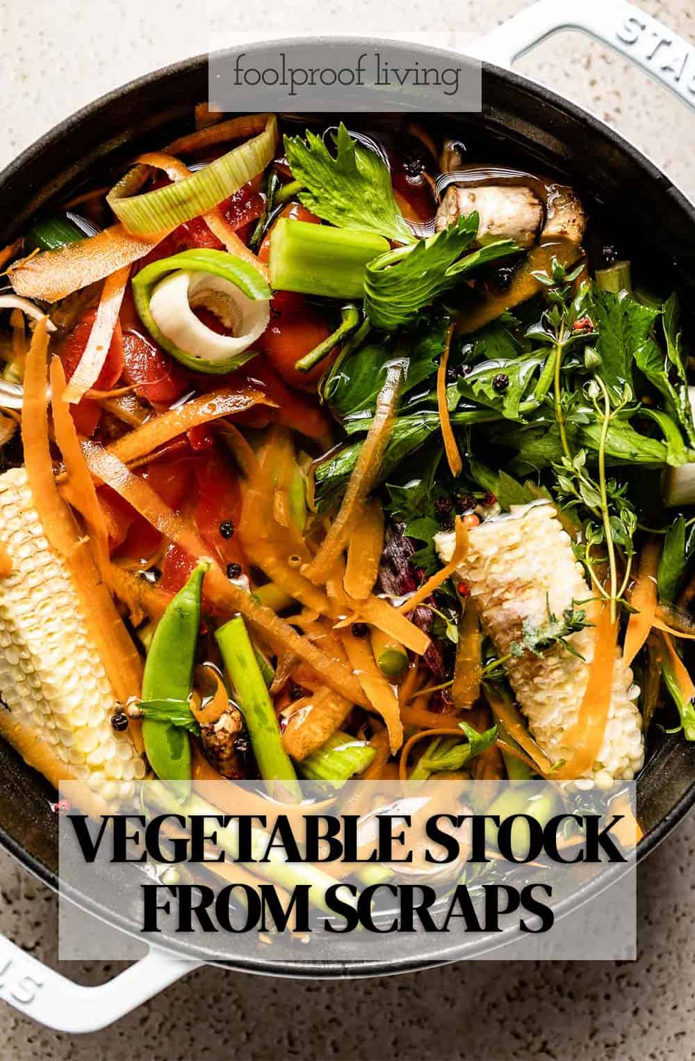 Vegetable Stock from Scraps Foolproof Living