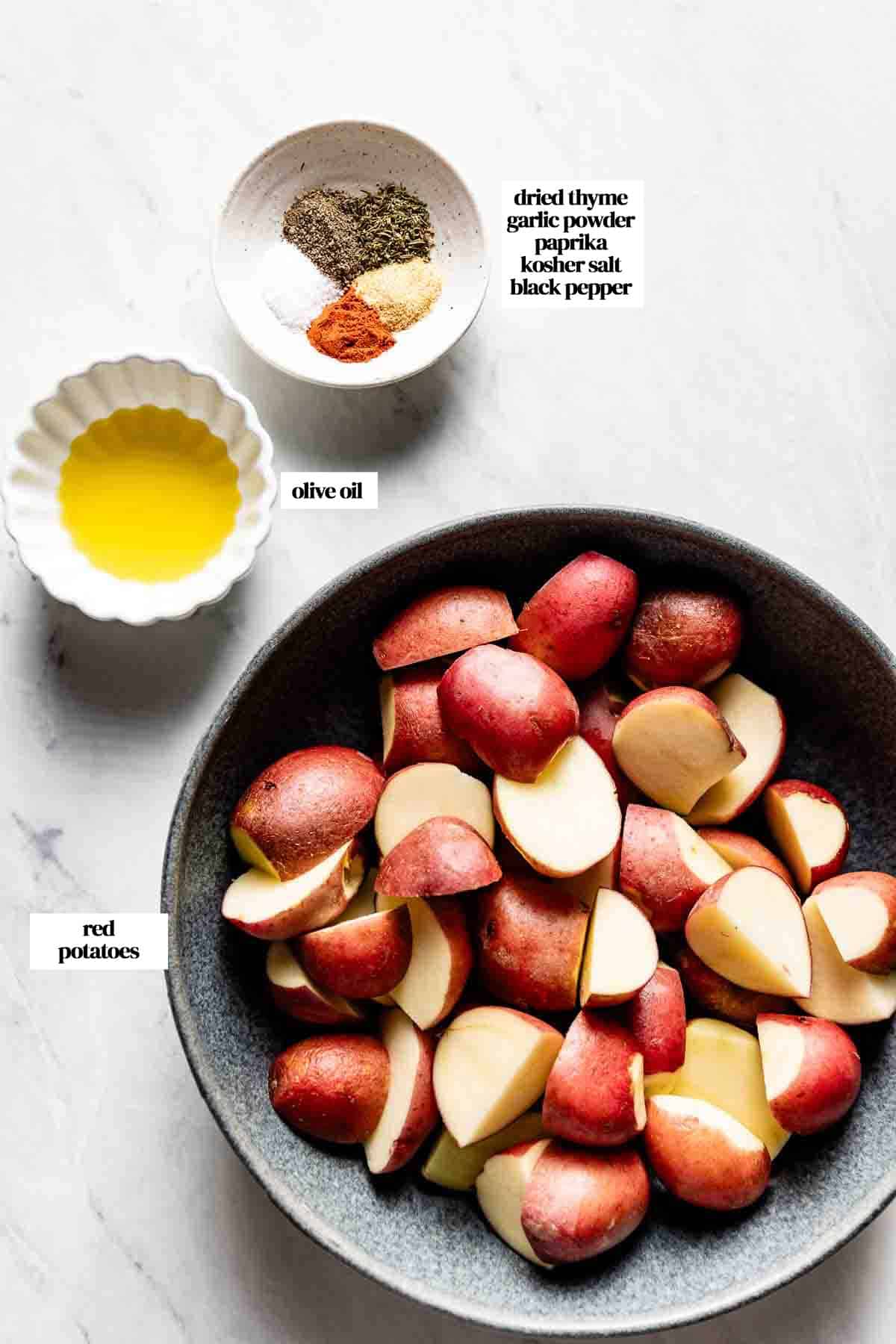 Dill Air Fryer Red Potatoes - Diced Ninja Foodi Red Potatoes