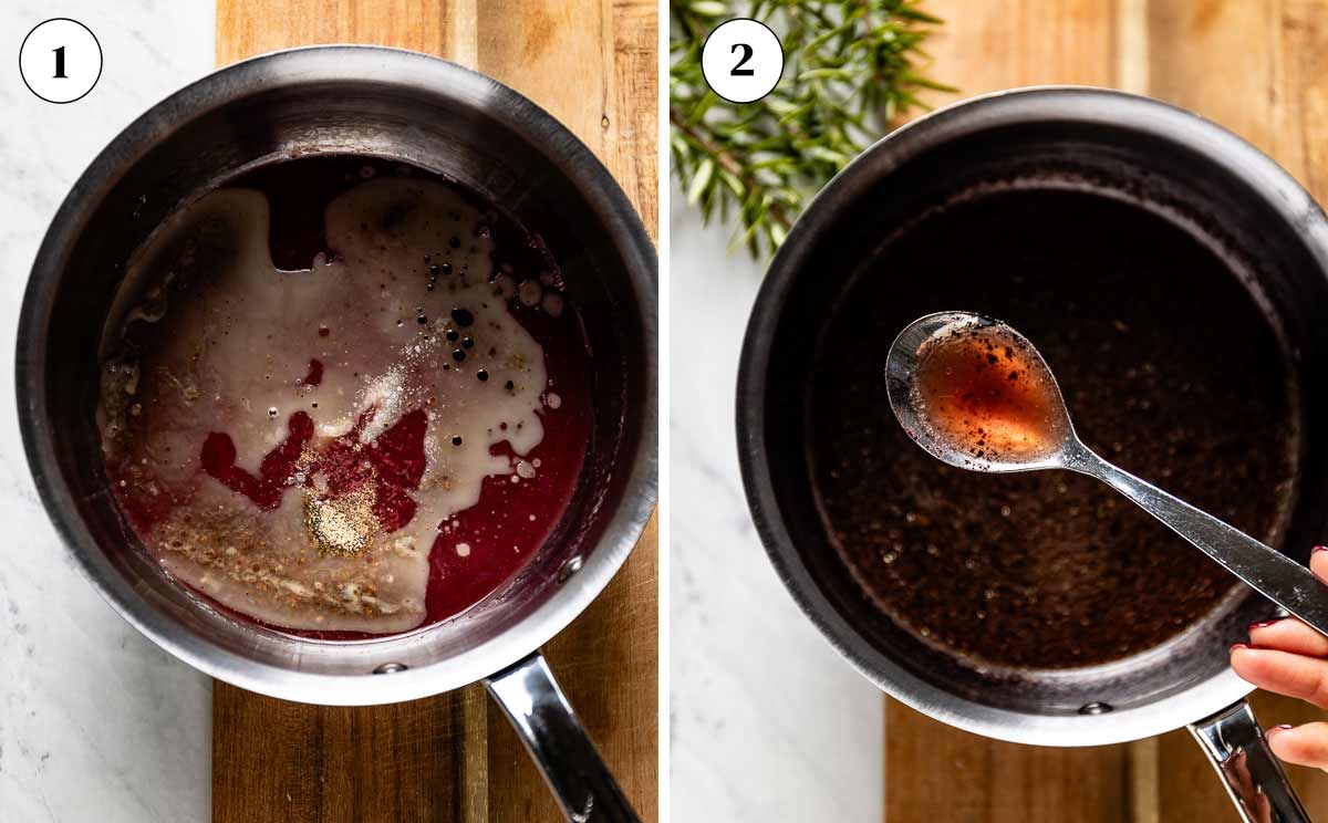 A collage of images showing how to make the recipe.