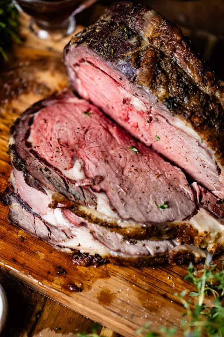 Reverse Sear Prime Rib Recipe (Standing Rib Roast)