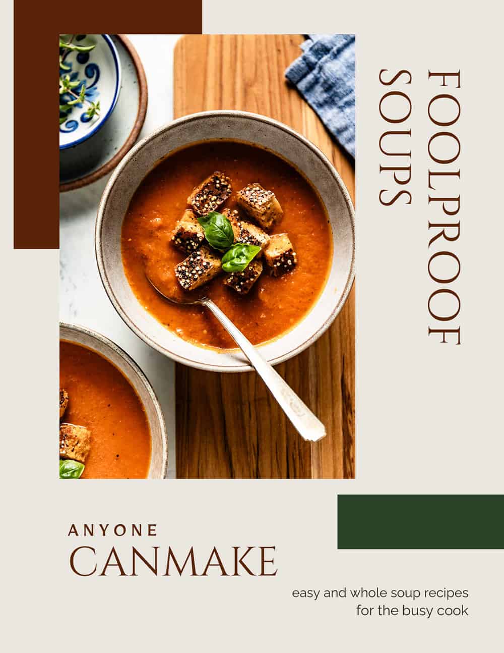 Foolproof soups ebook cover photo.