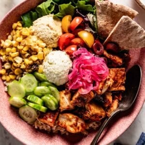 Cava bowl from the top.