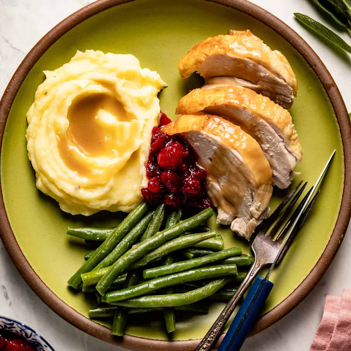 Roasted Turkey Breast with Gravy Recipe
