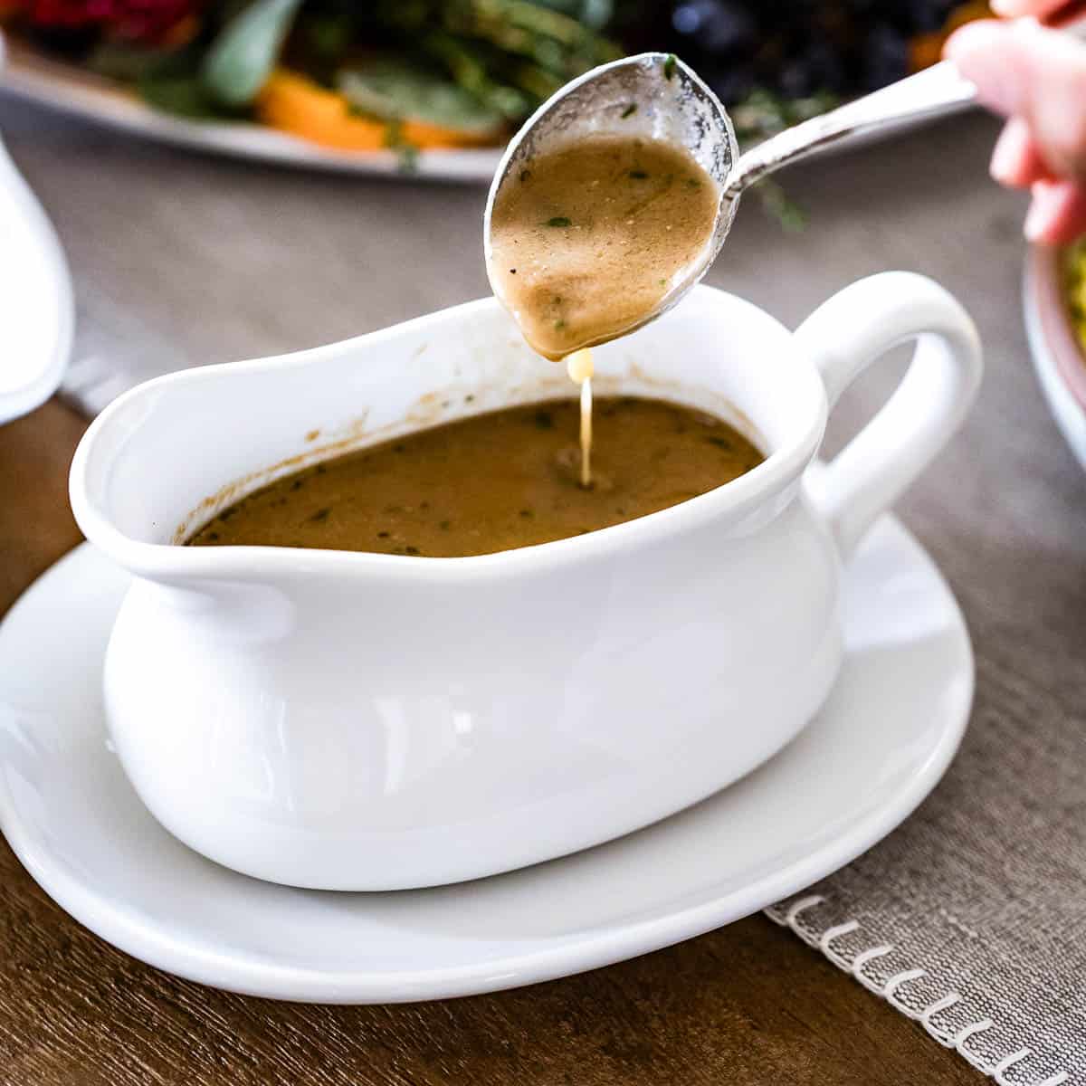 Turkey Gravy with Pan Drippings Recipe