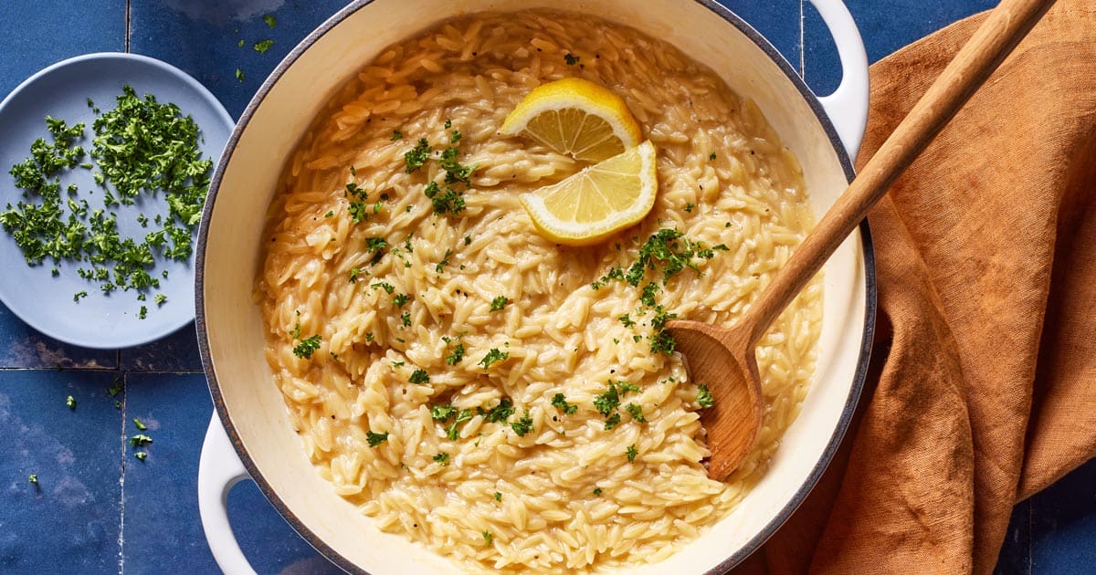 Lemon Orzo [foolproofliving.com]