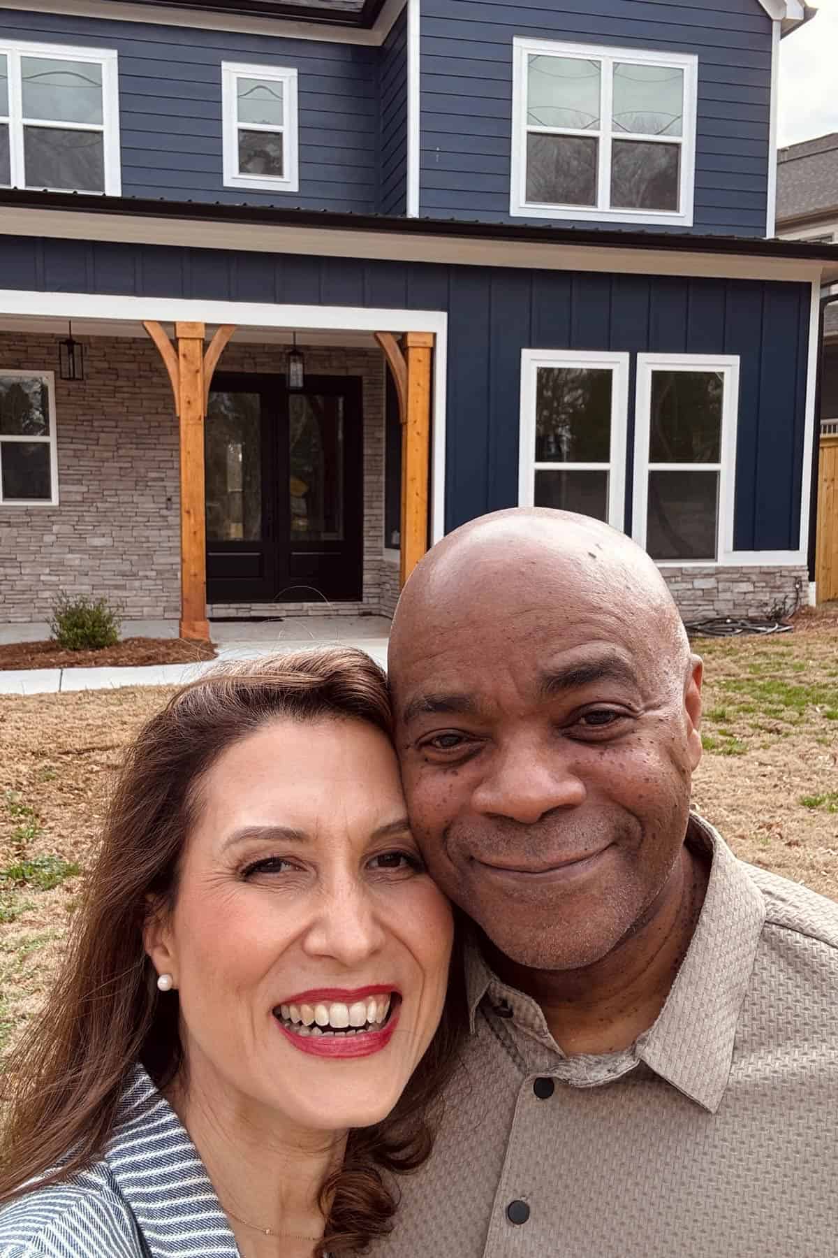 Dwight and Aysegul in new home.