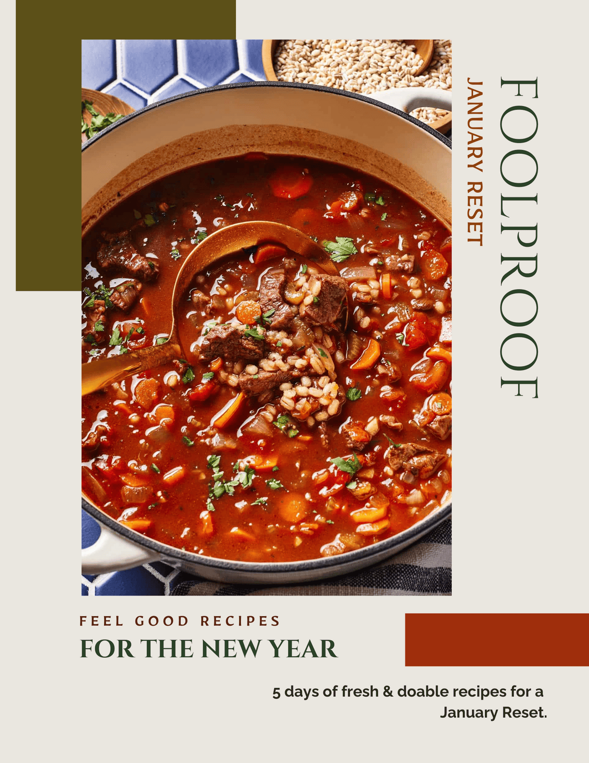 Foolproof Living's January 2026 email banner.