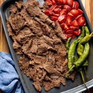 Deconstructed Doner Kebab, a unique dinner idea for two.