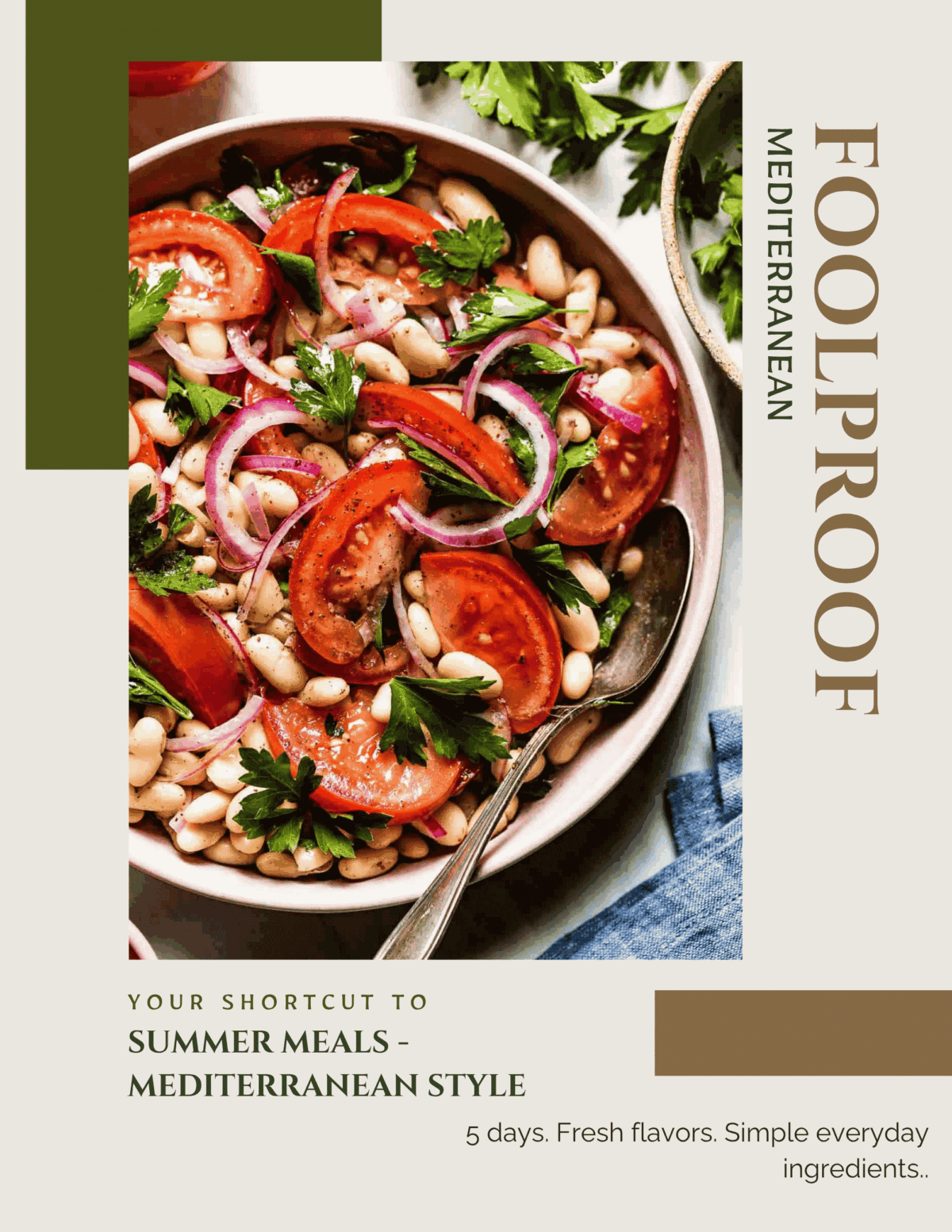 Mediterranean meal cover page.
